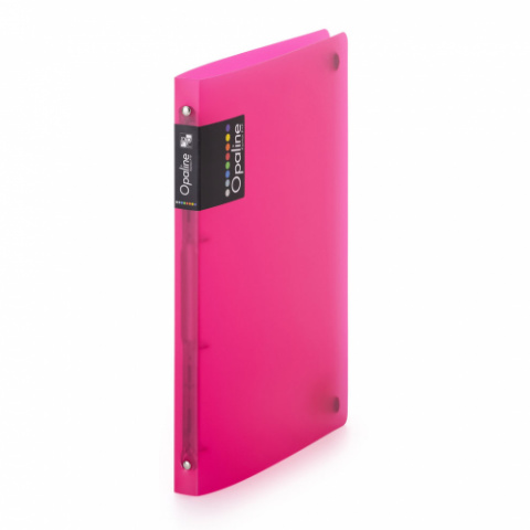 Pořadač plast A4/15 4kr. Opaline magenta